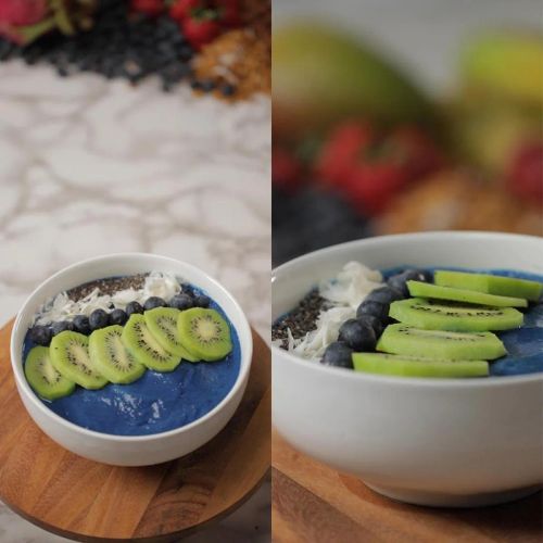 Healthy Smoothie Bowl: Blue Magik Bowl: The Blue Lagoon