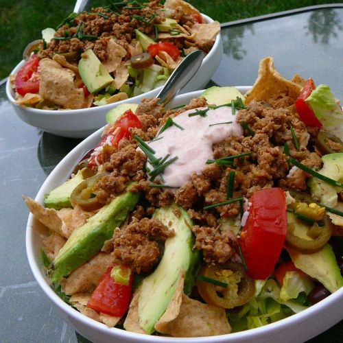 Quick Turkey Taco Salad