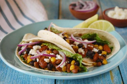 Three Bean Tacos