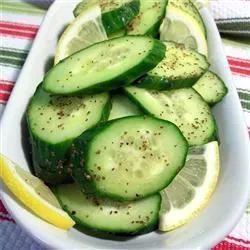 Lemony Cucumbers