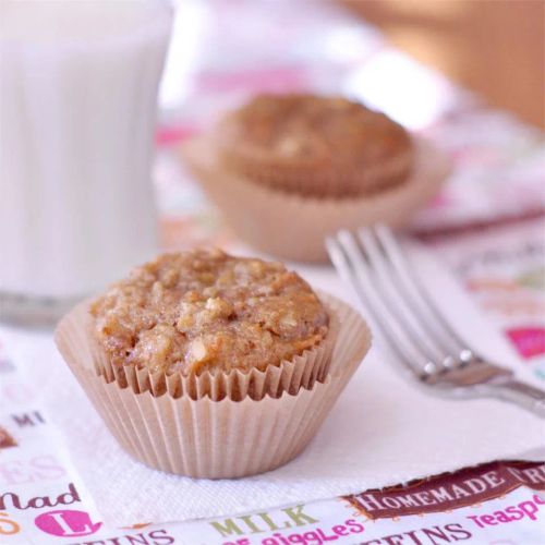 Carrot Oatmeal Muffins