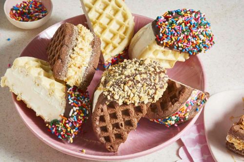 Toasted Waffle Ice Cream Sandwich