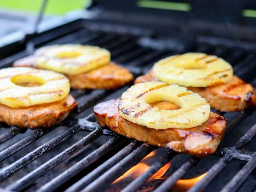 Pineapple Grilled Pork Chops