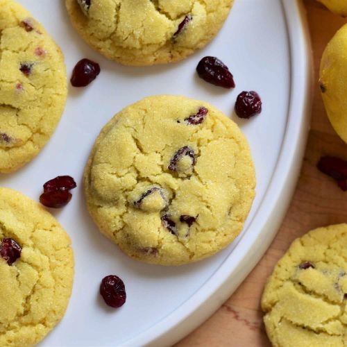 Lemon-Cranberry Cookies