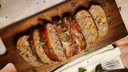 Meatloaf Wrapped In Bacon