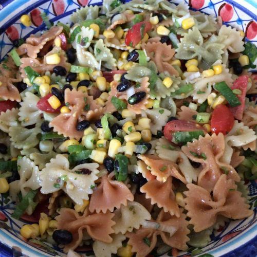 Cold Southwestern Bow Tie Pasta