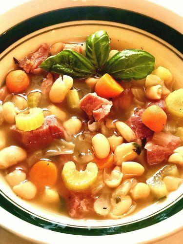 Quick Ham and Bean Soup