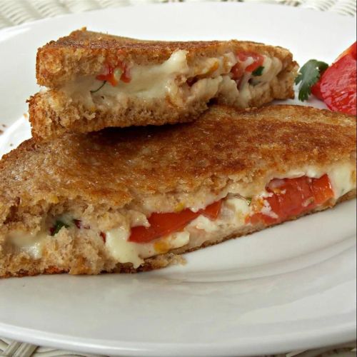 Pico De Gallo Grilled Cheese Sandwich