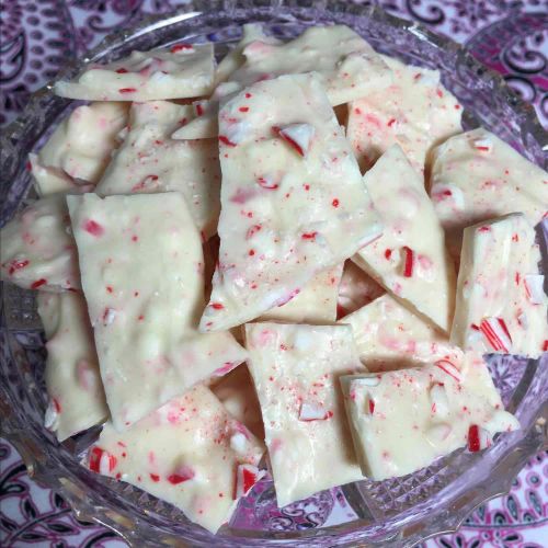 White Chocolate Peppermint Bark