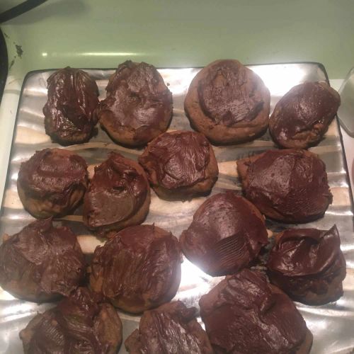 Frosted Chocolate Cookies