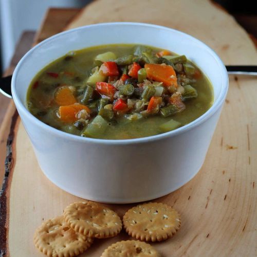 Spicy Lentil Vegetable Soup