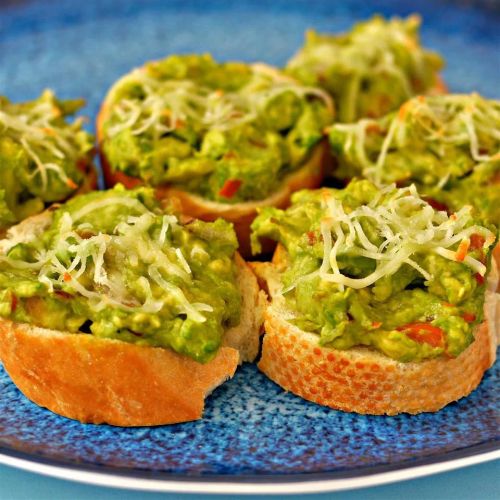 Cheesy Avocado Bites