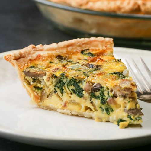 Sausage & Veggie Quiche