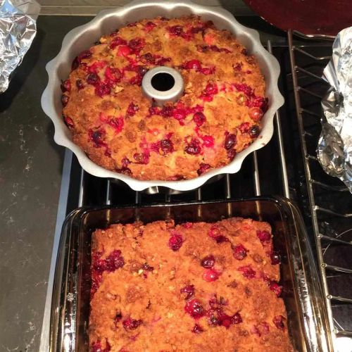 Really Cranberry Orange Yummy Gummy Pudding Cake