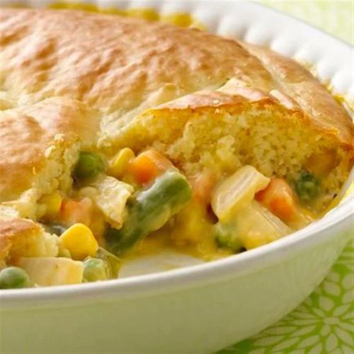 Impossibly Easy Chicken Pot Pie