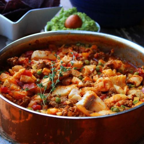 Mexican Paella with Cauliflower Rice