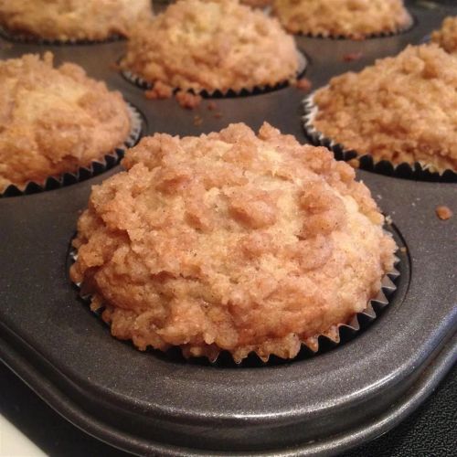 Healthier Banana Crumb Muffins