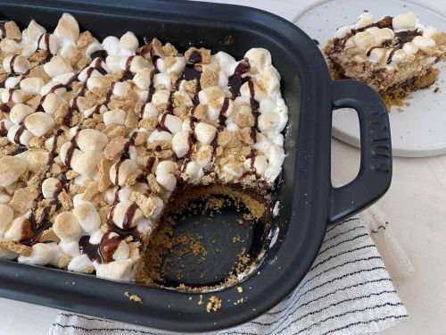 S'mores Bars with Graham Crackers