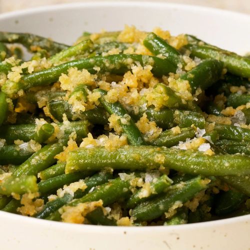 Crispy Parmesan Green Beans