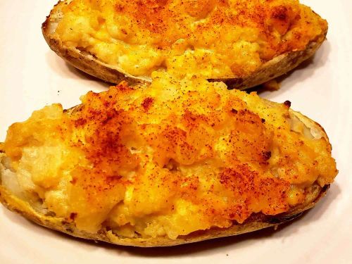 Cheesy Onion Dip-Stuffed Potatoes