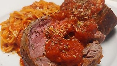 Twist On Italian Braciole In Marinara Sauce