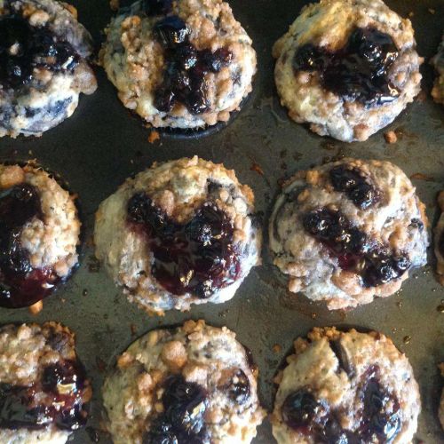 Cherry Cobbler Muffins