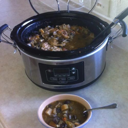 Babushka's Slow Cooker Root Vegetable and Chicken Stew