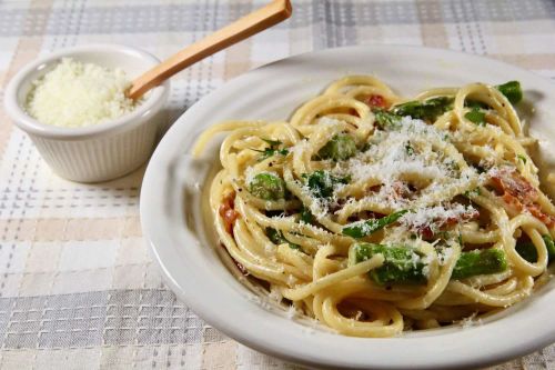 Asparagus Carbonara