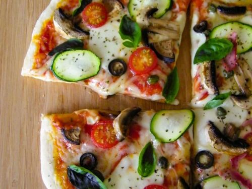 Homemade Veggie Pizza