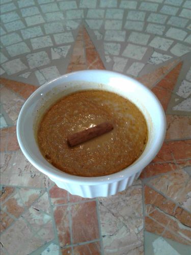 Pumpkin Custard with a Kick