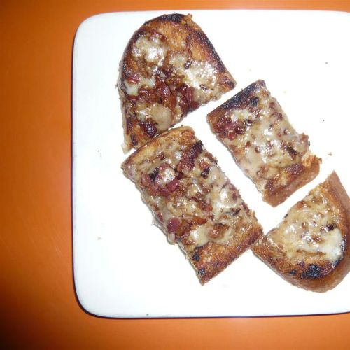 Bacon-Cheese Appetizer Toasts