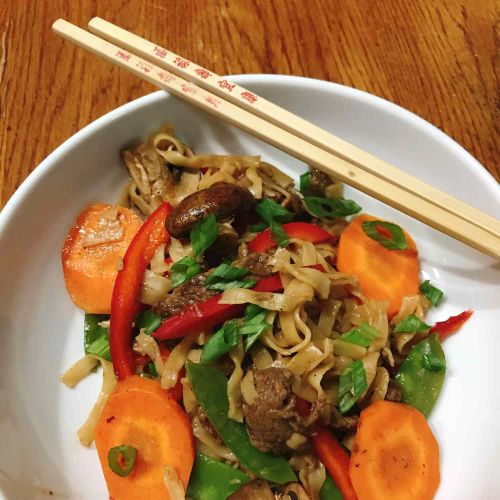 Beef Lo Mein Noodles