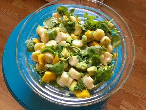 Tropical Hearts of Palm Salad with Mango and Avocado