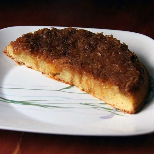 Cream of Coconut Pineapple Upside-Down Cake