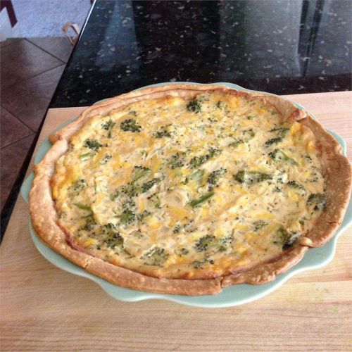 Tofu Quiche with Broccoli