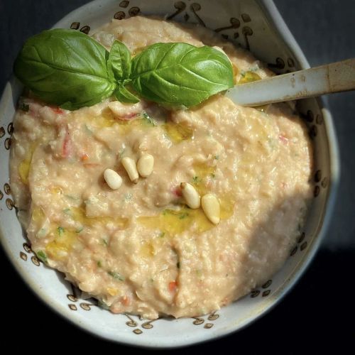 White Bean Dip with Pine Nuts