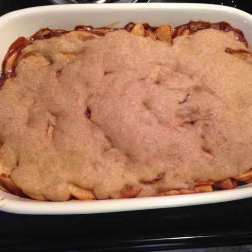 Warm Apple Cinnamon Cobbler