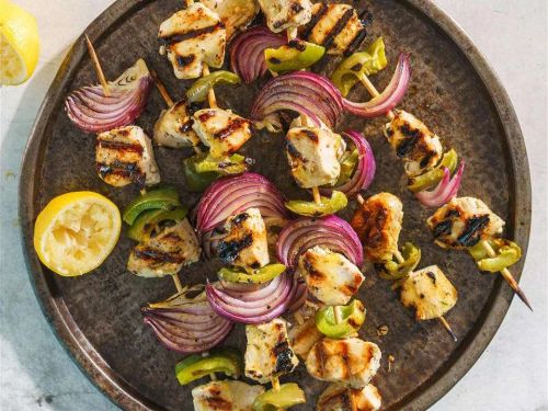 Marinated Greek Chicken Kabobs