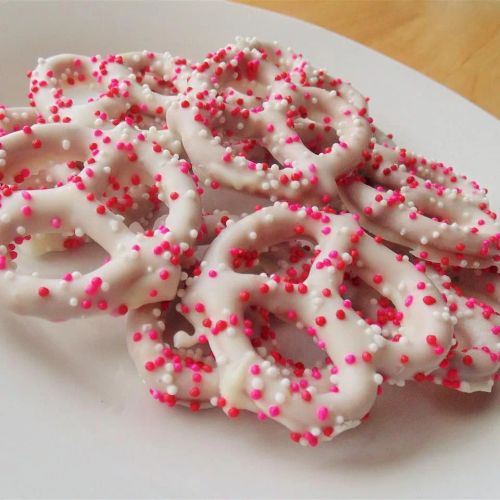 White Chocolate-Covered Pretzels