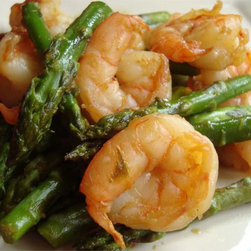 Jumbo Shrimp and Asparagus