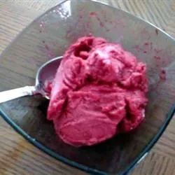 Strawberry, Blackberry, and Peach Sorbet