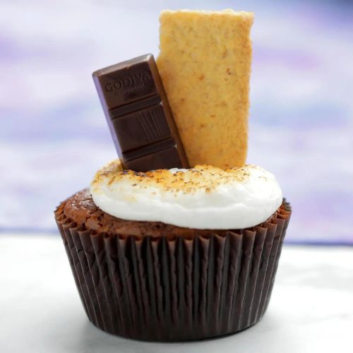 S’mores Brownie Cupcake