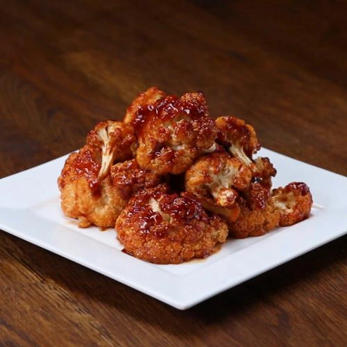 BBQ Cauliflower Bites