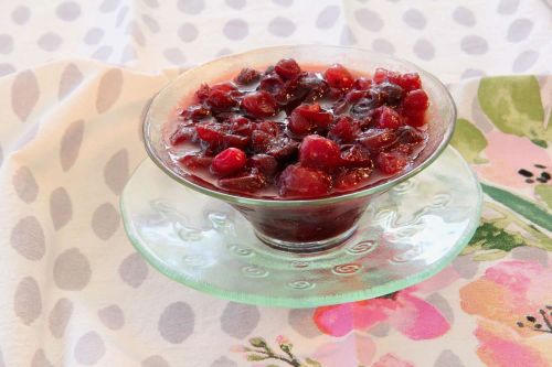 Dried Cherry and Cranberry Sauce