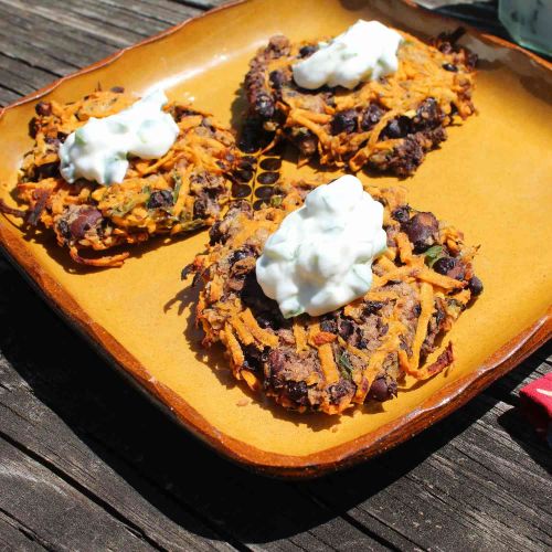 Spicy Black Bean Cakes