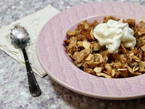 Apple and Pear Crumble