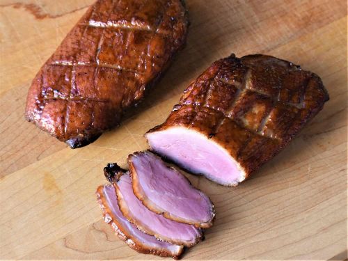 Maple-Smoked Duck Breasts