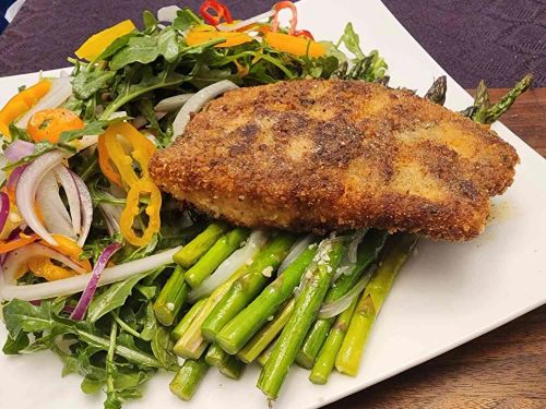 Breaded Pan-Fried Salmon