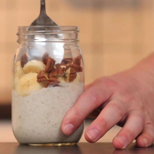 Banana Bread Overnight Oats