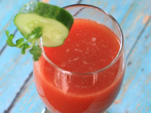 Homemade Tomato Juice Cocktail